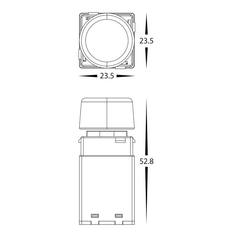 Havit Commercial 0-1/10V Single Colour LED Strip Dimming Pot Accessories - HCP-71212 