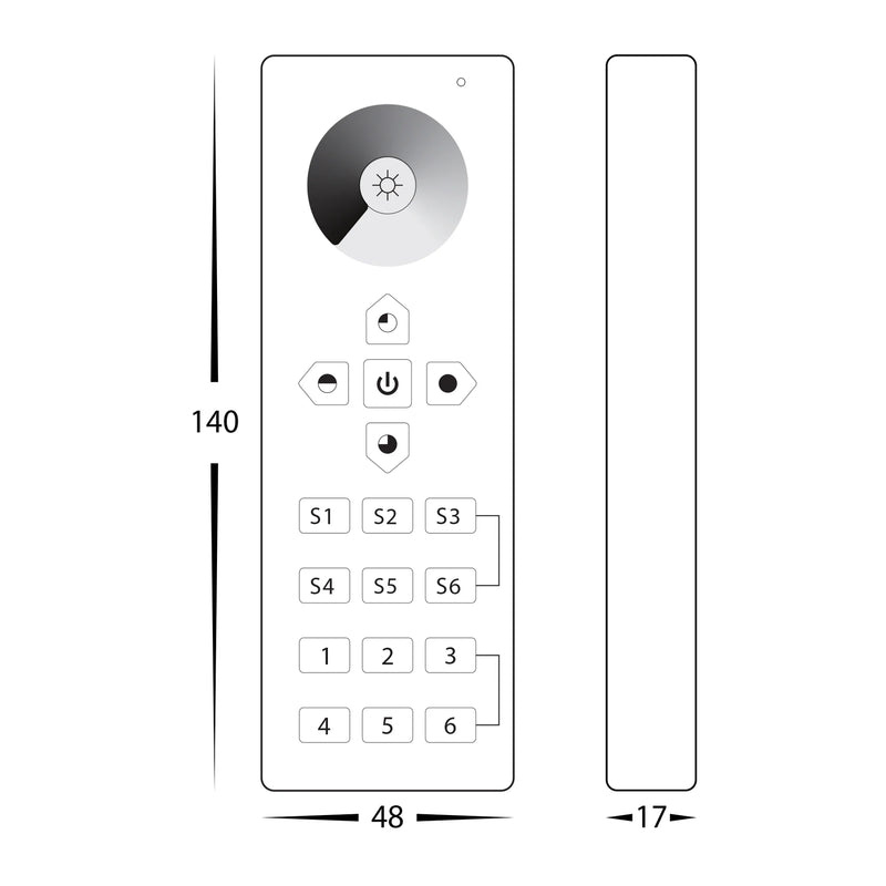 Havit Commercial Single Colour 6 Zone LED Strip Controller Accessories IP20 - HCP-78212 