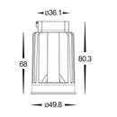 Havit Commercial LED Module and Driver 2700K-5700K Black/ Silver 9W 240V IP44 - HCP-809024, HCP-809044