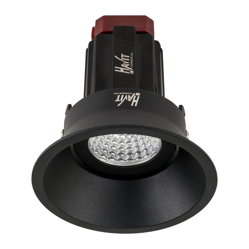 Havit Commercial Deep Tilt Recessed LED Downlight 2700K-5700K Black 9W 240V IP44- HCP-81220109, HCP-81240109