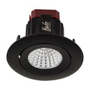 Havit Commercial Round Tilt Recessed 72mm LED Downlight 2700K-5700K Black 6W 240V IP44 - HCP-81220606