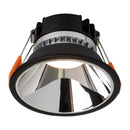 Havit Commercial Fixed Deep with Chrome Insert 90mm LED Downlight Tri- Black 9W 240V IP54 - HCP-81241908