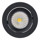 Havit Commercial CRI97+ Recessed Round Tilt Dimmable 75mm LED Downlight 3000K Black 13W 240V IP44 - HCP-81220283,  HCP-81240283 