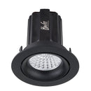 Havit Commercial Round Tilt Dali Tunable Recessed 75mm LED Downlight 2700K-6500K Black 13W 240V IP44 - HCP-81250213