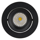 Havit Commercial Round Tilt Dali Tunable Recessed 90mm LED Downlight 2700K-6500K Black 13W 240V IP44 - HCP-81250513