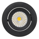 Havit Commercial CRI97+ Recessed Round Tilt Dimmable 75mm LED Downlight 3000K Black 13W 240V IP44 - HCP-81220683, HCP-81240683