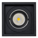 Havit Commercial Square Tilt Dali Tunable Recessed LED Downlight 2700K-6500K Black 13W 240V IP44 - HCP-81251013