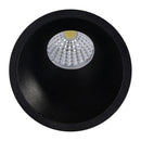 Havit Commercial CRI97+ Recessed Round Wall Washer Dimmable 70mm LED Downlight 3000K Black 13W 240V IP44 - HCP-81221483, HCP