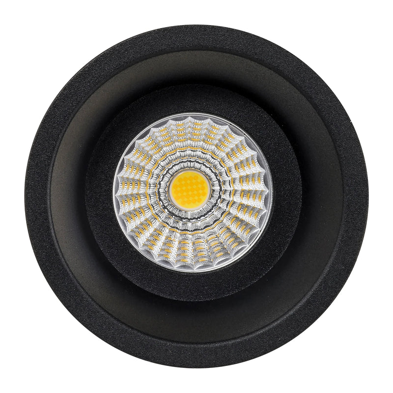 Havit Commercial Round Deep Fixed Recessed 76mm LED Downlight 3000K 4000K Black 7.2W 24V IP44 - HCP-81290337, HCP-81290347