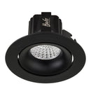 Havit Commercial Round Tilt Recessed 90mm LED Downlight 3000K 4000K Black 7.2W 24V IP44 - HCP-81290537, HCP-81290547