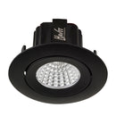 Havit Commercial Round Tilt Recessed 72mm LED Downlight 3000K 4000K Black 7.2W 24V IP44 - HCP-81290637, HCP-81290647