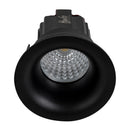 Havit Commercial Round Fixed Recessed 70mm LED Downlight 3000K 4000K Black 7.2W 24V IP44 - HCP-81291337, HCP-81291347