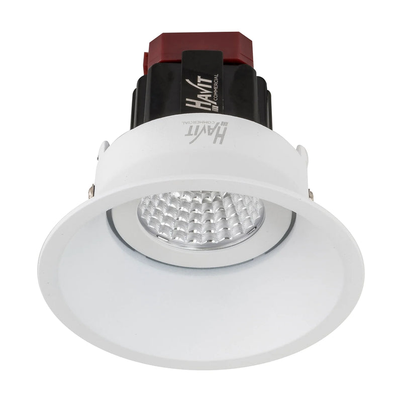 Havit Commercial Deep Tilt Recessed 90mm LED Downlight 2700K-5700K White 6W 240V IP44 - HCP-81320106 