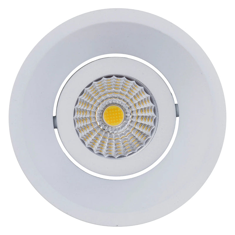 Havit Commercial Deep Tilt Recessed 90mm LED Downlight 3000K 4000K White 7.2W 24V IP44 - HCP-81390137, HCP-81390147