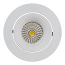 Havit Commercial Round Tilt Recessed 90mm LED Downlight 2700K-5700K White 6W 240V IP44 - HCP-81320506 