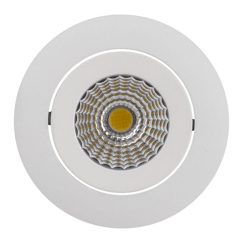 Havit Commercial Round Tilt Recessed 72mm LED Downlight 2700K-5700K White 6W 240V IP44 - HCP-81320606