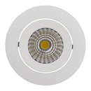 Havit Commercial Round Tilt Recessed 72mm LED Downlight 2700K-5700K White 17W 240V IP44 - HCP-81320617, HCP-81340617 