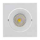 Havit Commercial Square Tilt Recessed 90mm LED Downlight 2700K-5700K White 6W 240V IP44 - HCP-81320906 