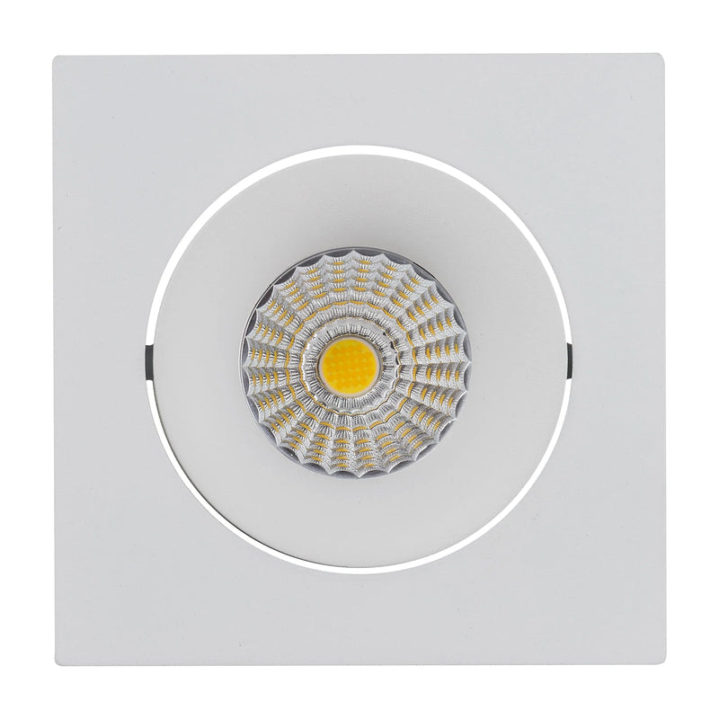 Havit Commercial Square Tilt Recessed 90mm LED Downlight 2700K-5700K White 13W 240V IP44 - HCP-81320913, HCP-81340913