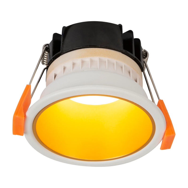 Havit Commercial Fixed Deep with Gold Insert 76mm LED Downlight Tri- White 9W 240V IP54 - HCP-81341903