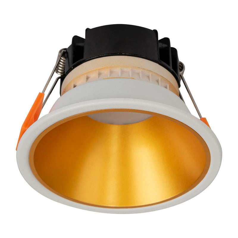 Havit Commercial Fixed Deep with Gold Insert 90mm LED Downlight Tri- White 9W 240V IP54 - HCP-81341907