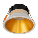 Havit Commercial Fixed Dim to Warm Dali with Gold Insert 90mm LED Downlight 1800K-3000K White 9W 240V IP54 - HCP-81341917