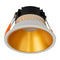 Havit Commercial Fixed Dim to Warm Dali with Gold Insert 90mm LED Downlight 1800K-3000K White 9W 240V IP54 - HCP-81341917