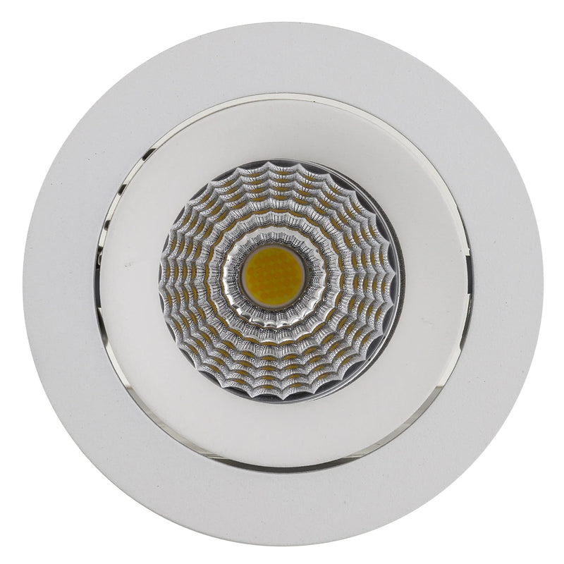 Havit Commercial Round Deep Tilt Dali Tunable Recessed 75mm LED Downlight 2700K-6500K White 13W 240V IP44 - HCP-81350213 