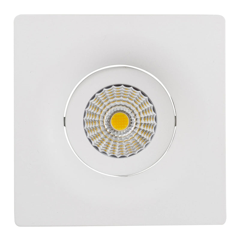 Havit Commercial CRI97+ Recessed Square Tilt Dimmable 92mm LED Downlight 3000K White 13W 240V IP44 - HCP-81320883, HCP-81340883 