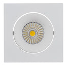 Havit Commercial CRI97+ Recessed Square Tilt Dimmable 90mm LED Downlight 3000K White 13W 240V IP44 - HCP-81320983, HCP-81340983 