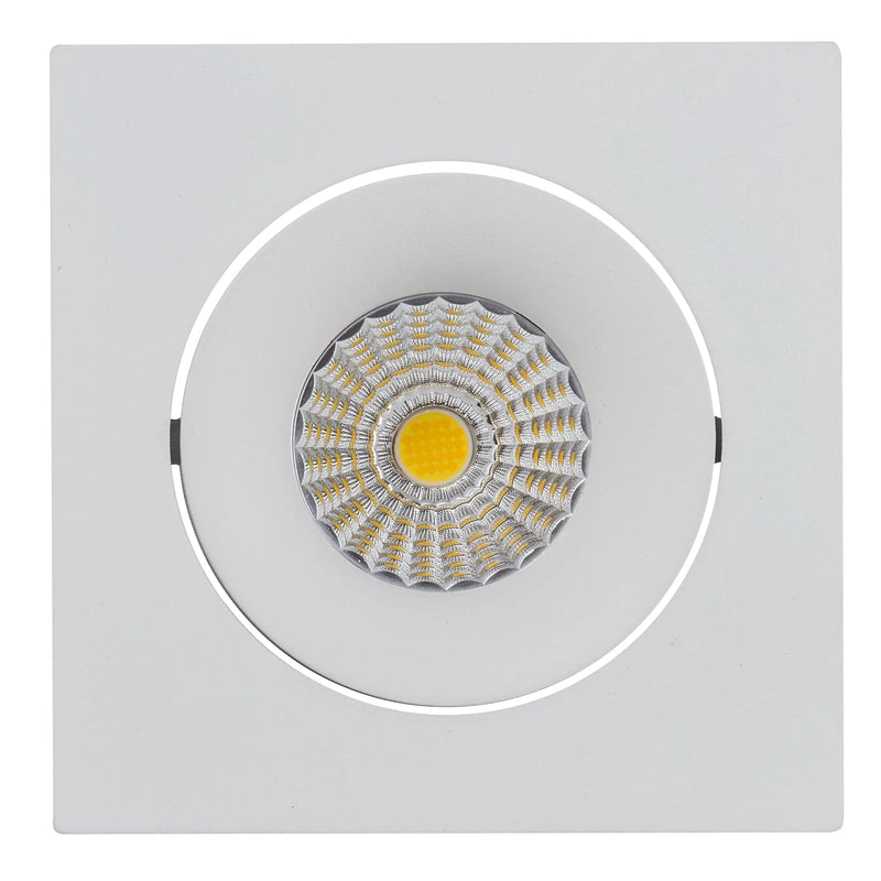 Havit Commercial CRI97+ Recessed Square Tilt Dimmable 90mm LED Downlight 3000K White 13W 240V IP44 - HCP-81320983, HCP-81340983 