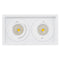 Havit Commercial CRI97+ Recessed Square Tilt Dimmable LED Downlight 3000K White 2x13W 240V IP44- HCP-81321183, HCP-81341183 