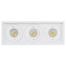 Havit Commercial Rectangle Tilt Dali Tunable Recessed LED Downlight 2700K-6500K White 3x13W 240V IP44 - HCP-81351213