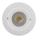 Havit Commercial Round Tilt Recessed 75mm LED Downlight 3000K 4000K White 7.2W 24V IP44 - HCP-81390237, HCP-81390247 