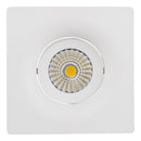 Havit Commercial Square Tilt Recessed 92mm LED Downlight 3000K 4000K White 7.2W 24V IP44 - HCP-81390837, HCP-81390847