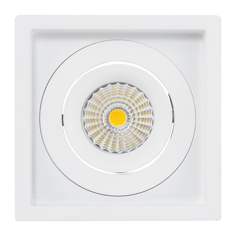 Havit Commercial Square Tilt Recessed LED Downlight 3000K 4000K White 7.2W 24V IP44 - HCP-81391037, HCP-81391047