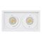 Havit Commercial Square Recessed Tilt Recessed LED Downlight 3000K 4000K White 2x7.2W 24V IP44 - HCP-81391137, HCP-81391147