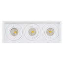 Havit Commercial Square Recessed Tilt Recessed LED Downlight 3000K 4000K White 3x7.2W 24V IP44 - HCP-81391237, HCP-81391247 