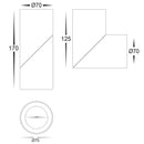 Havit Commercial Rotatable Dali Dimmable Surface Mounted LED Downlight Tri- Black 12W 240V IP54 - HCP-8821204