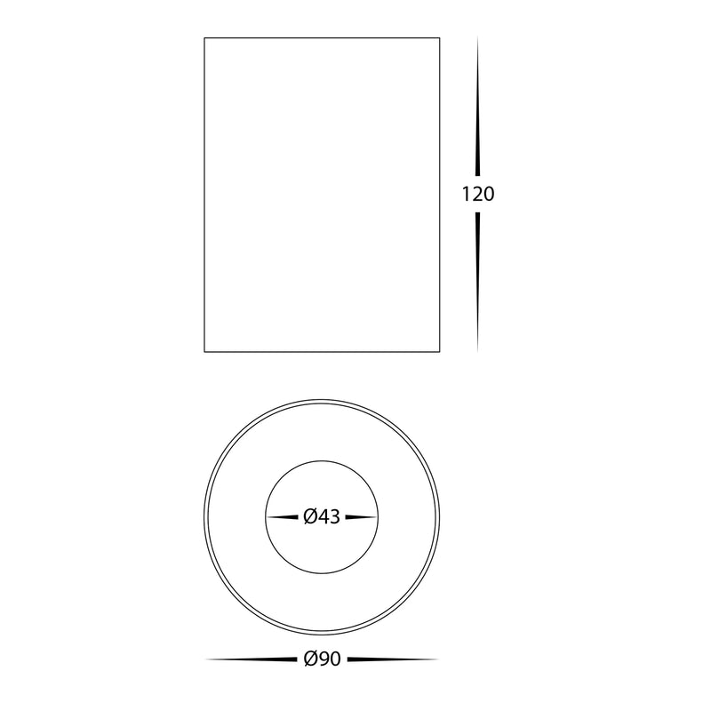 Havit Commercial Dali Dimmable Surface Mounted LED Downlight 2700K-5700K Black 12W 240V IP54 - HCP-8921224 