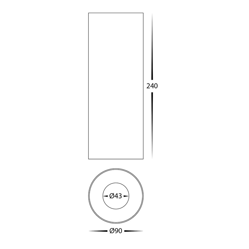 Havit Commercial Dali Dimmable Surface Mounted LED Downlight 2700K-5700K Black 12W 240V IP54 - HCP-8921234 