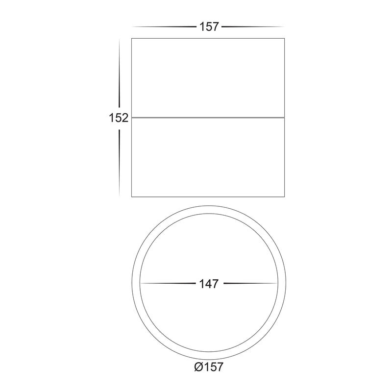 Havit Commercial Dali Dimmable with Extension Surface Mounted LED Downlight Tri- Black 18W 240V IP54 - HCP-8921814