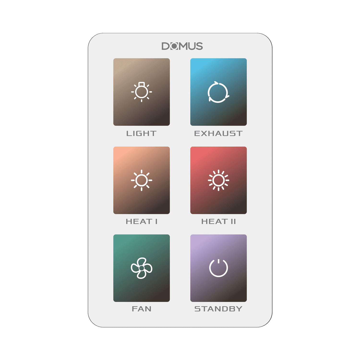 Domus BH-SWITCHPLATE-COVER Accessories Black/ White- 56030-56041