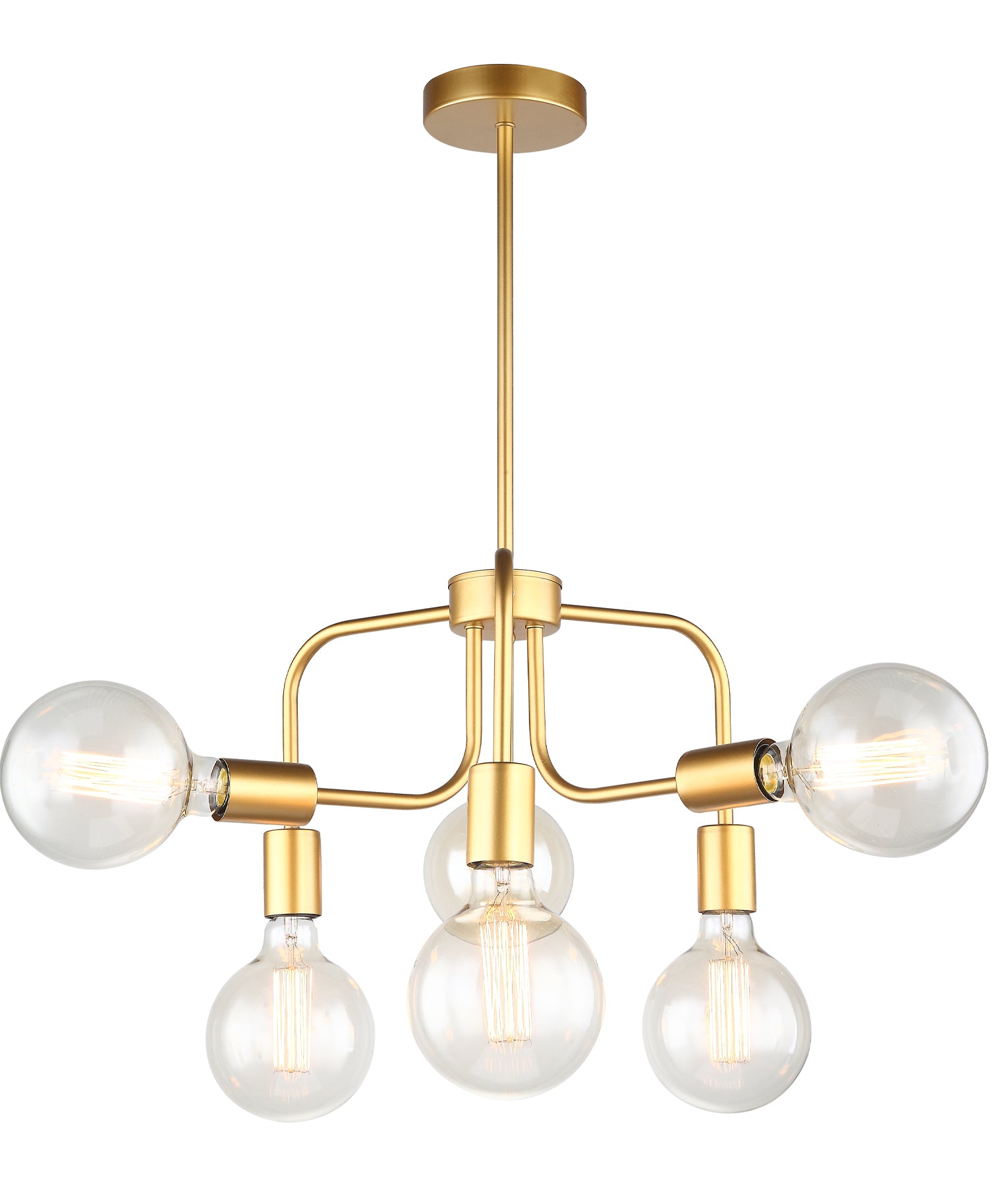 CLA HEXA: Modern Abstract Interior Pendant Matt Black / Matt Gold 220-240V - HEXA1, HEXA2 - CLA Lighting