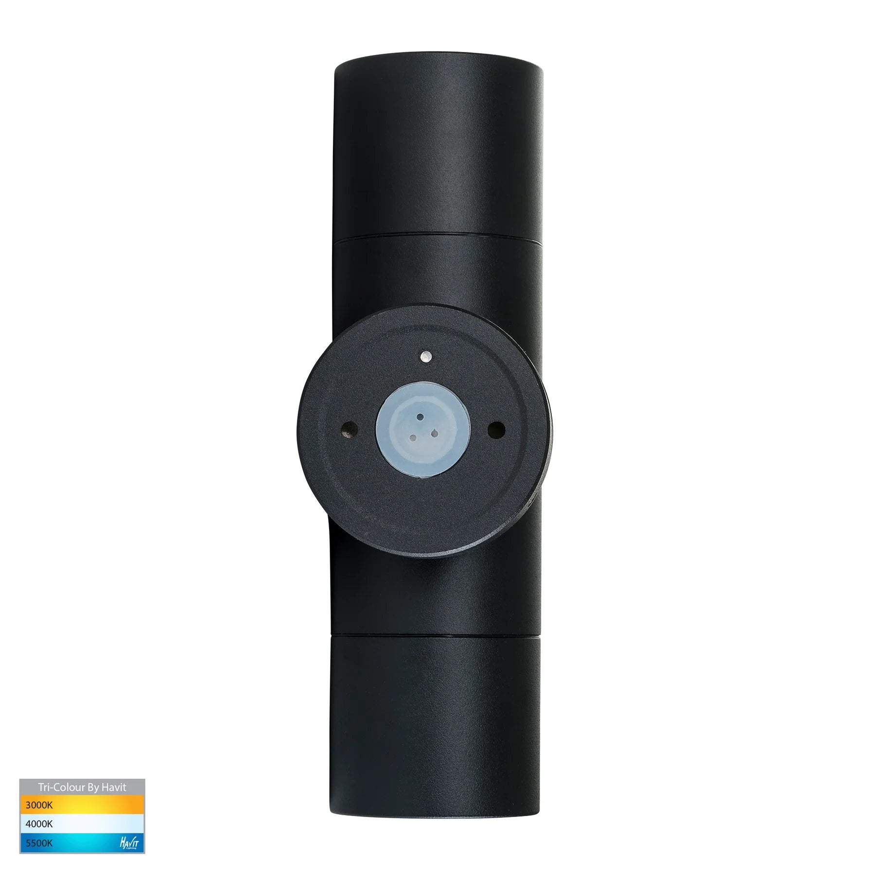 Havit Tivah Up & Down Pillar Exterior Wall Lights Tri- Black 2x3W/5W/7W / 2x5W 12V/240V IP65 - HV1025T-HV1027T