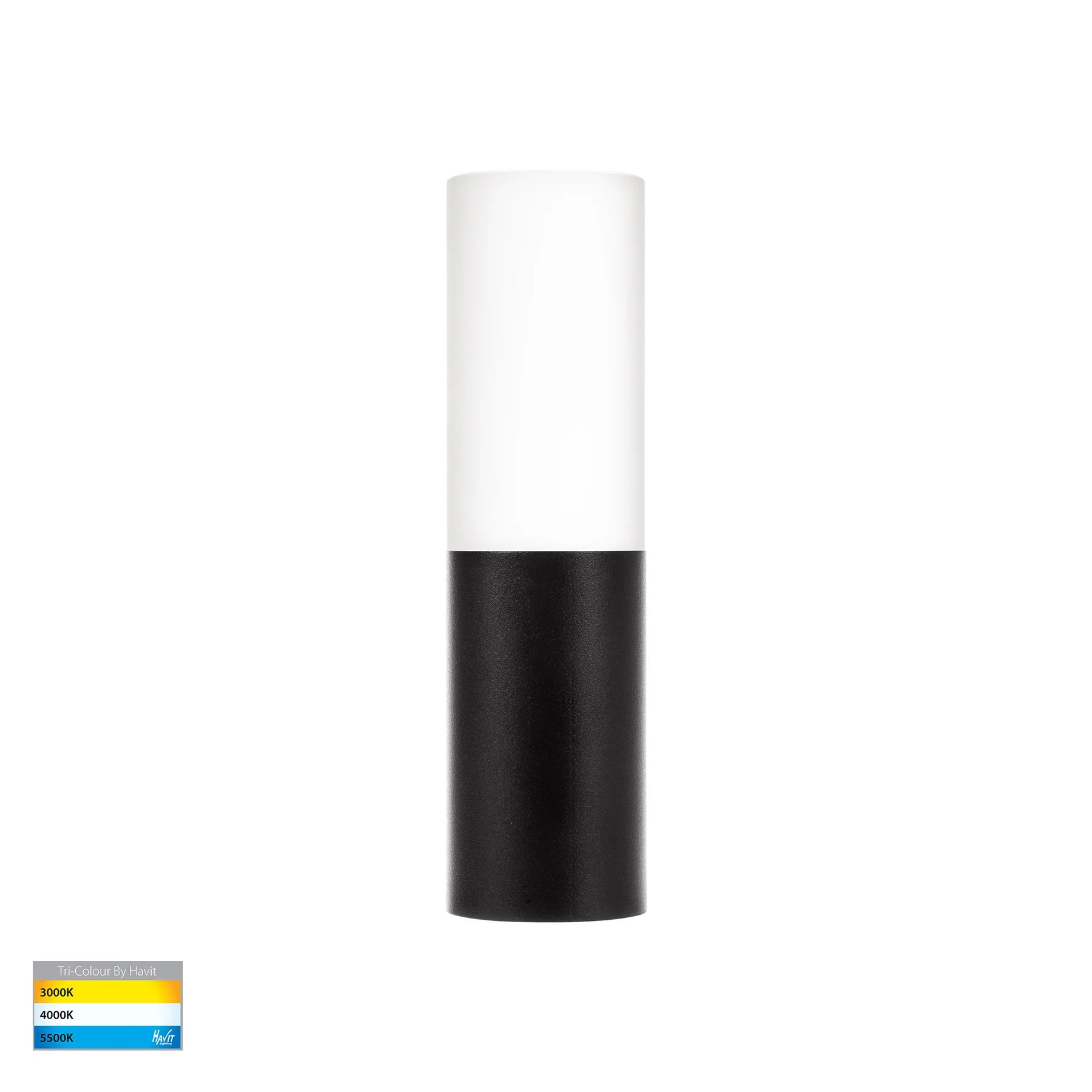 Havit Akril Exterior Wall Lights Tri- Aluminium Black 5W 240V IP65- HV10941T-BLK