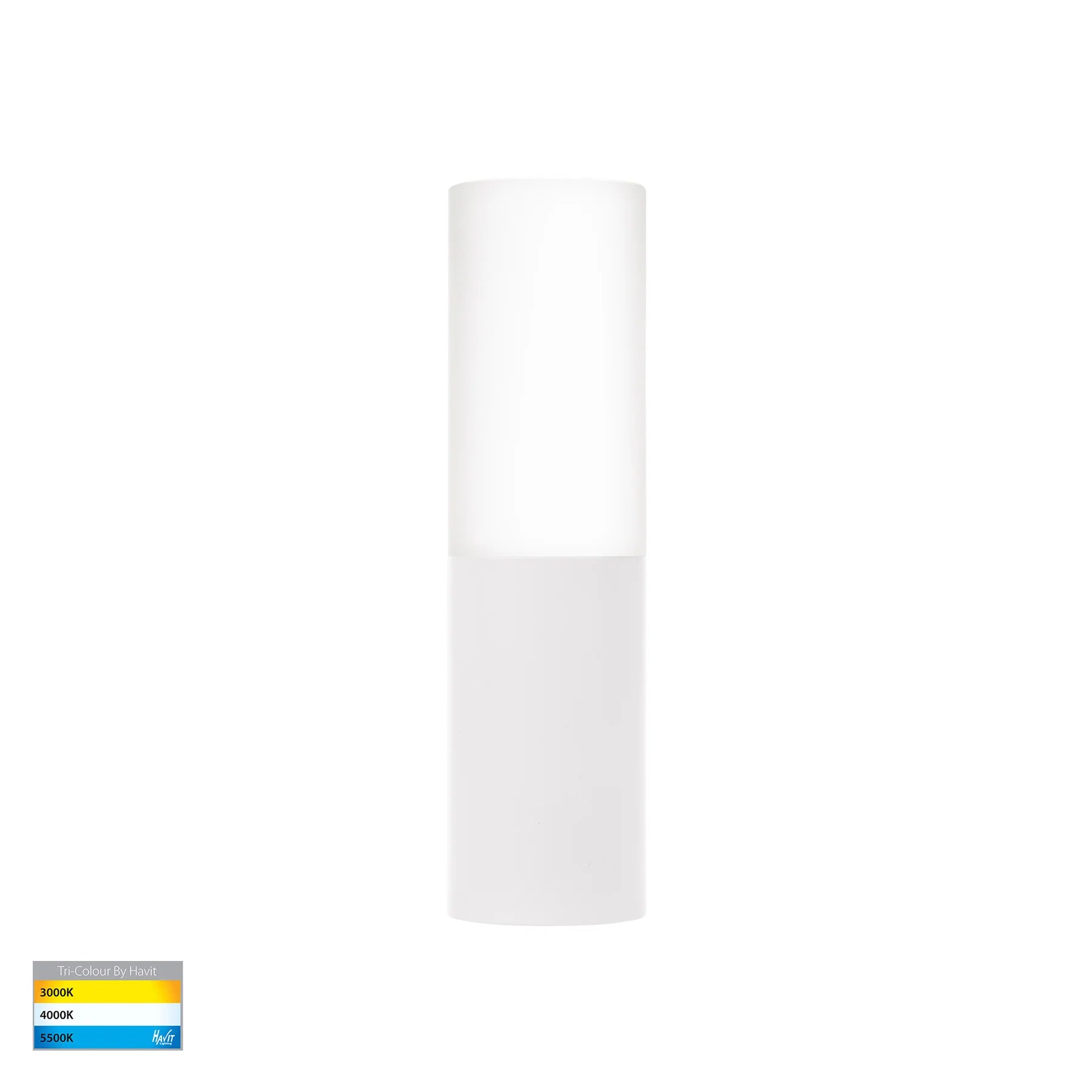 Havit Akril Exterior Wall Lights Tri- Aluminium White 5W 240V IP65- HV10941T-WHT
