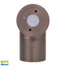 Havit Tivah Fixed Down Pillar Exterior Wall Lights Tri - Antique Brass 3/5/7W / 5W 12V/240V IP65 - HV1195T-HV1197T