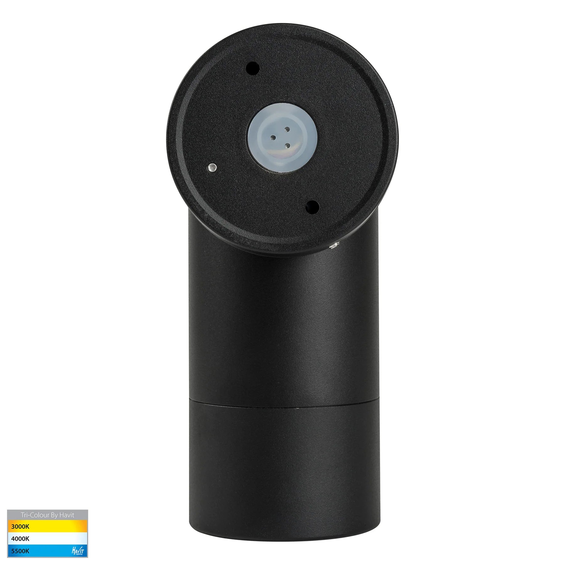 Havit Maxi Tivah Single Adjustable Pillar Exterior Wall Lights Tri - Black 12W 240V IP65 - HV1228T