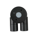 Havit Mini Tivah Double Adjustable Pillar Exterior Wall Lights 3000K 4000K Black 2x3W 12V IP65 - HV1327MR11NW